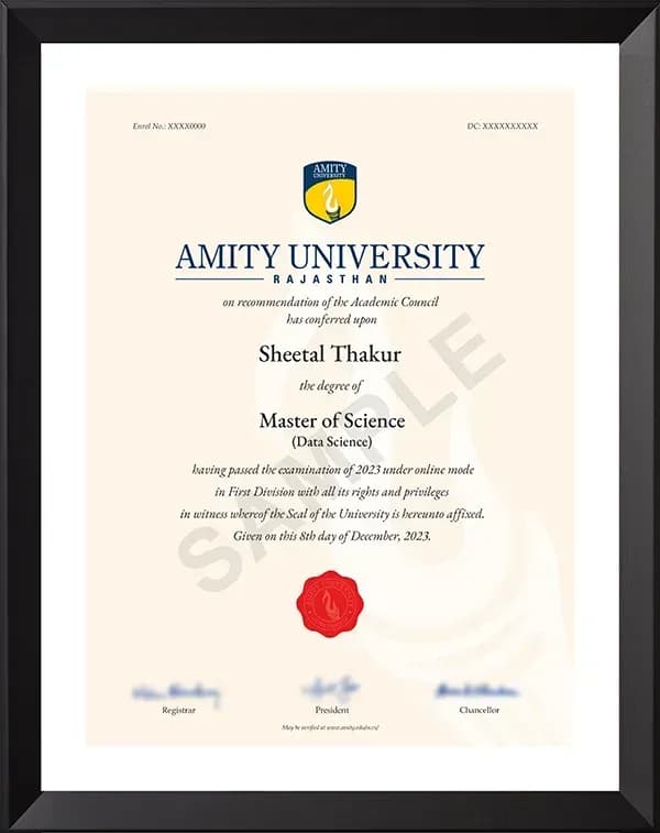 Sample Certificate